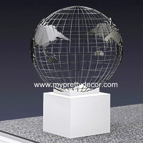 Metal World Globes Sphere Sculpture