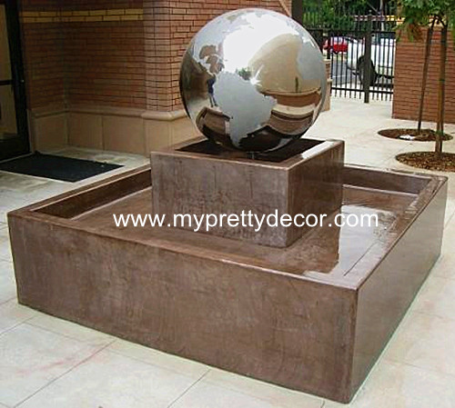 Fountain Sphere Stainless Steel