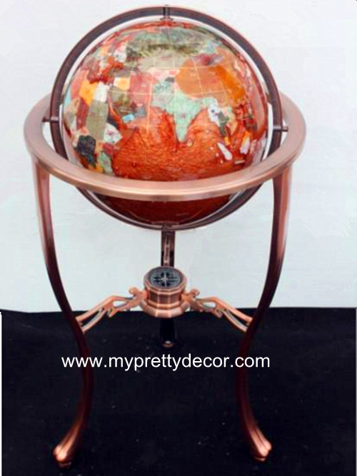 Floor Stand Gemstone Globes