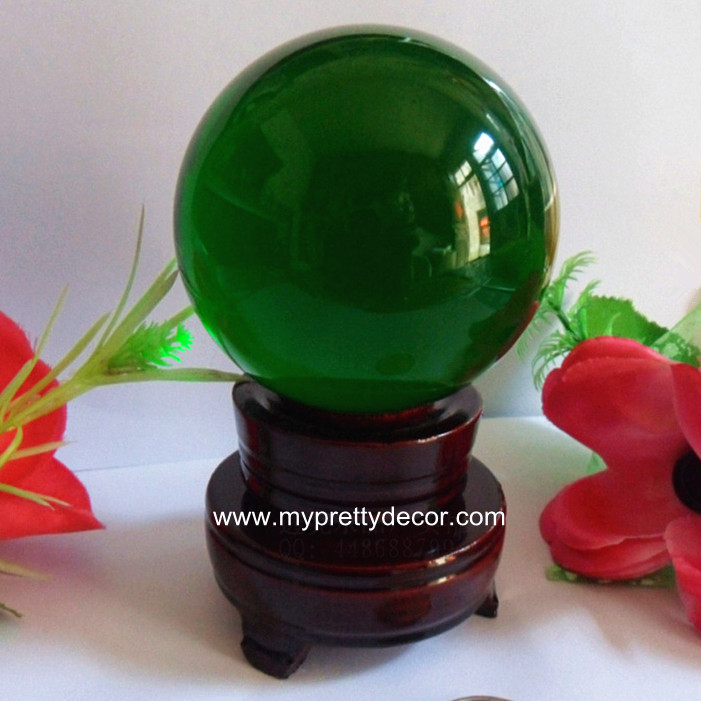 Green Color Crystal Ball