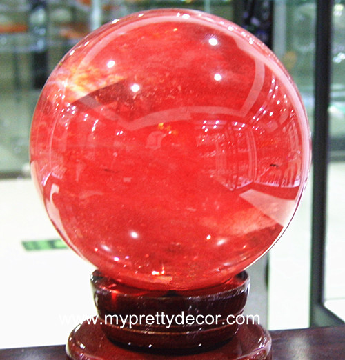 Red Color Crystal Ball