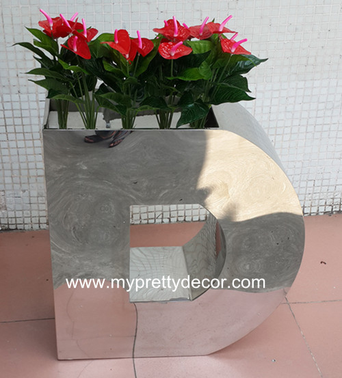 Stainless Steel Flower Pot Garden Box