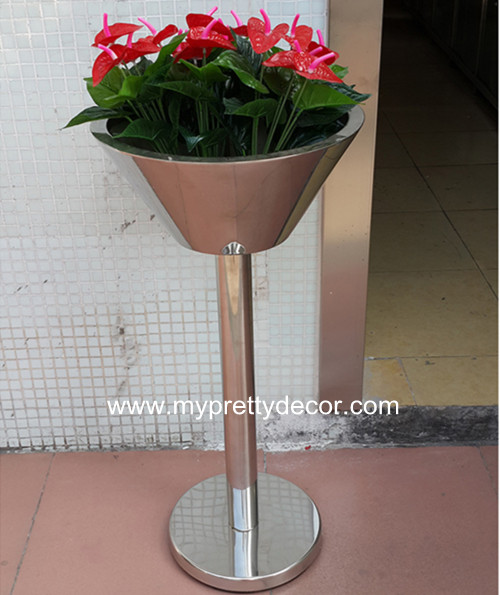 Stainless Steel Flower Pot Container