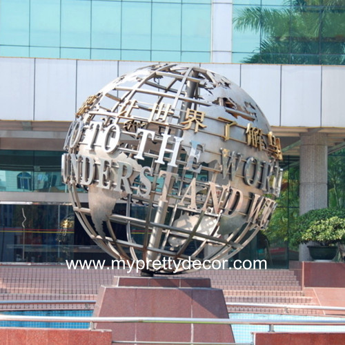 World Globes Metal Sphere